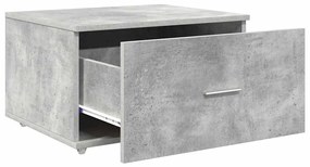 Gabinete de Gavetas Cinza Concreto Concreto Médio Portas