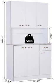 Armário Alto de Cozinha Taurus - Design Moderno