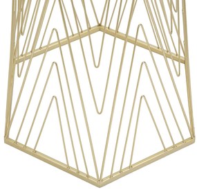 MESA DE APOIO 40X35X80 CM DOURADO
