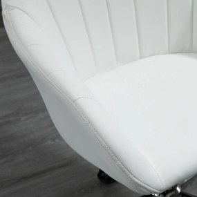 Cadeira Wek Ergonómica Giratória com Altura Ajustável - Branco – Desig