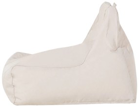Pufe poltrona creme SIESTA Beliani