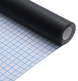 Autocolante para móveis preto mate 90x500 cm PVC
