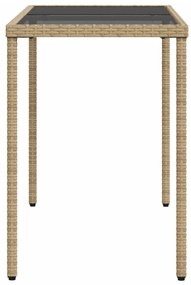 5 pcs conjunto de jantar p/ jardim com almofadões vime PE bege