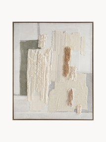 Quadro em tela pintado à mão com moldura de madeira Tucman