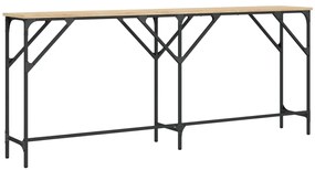 Mesa consola 180x29x75 cm derivados de madeira carvalho sonoma