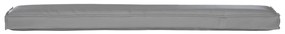 Almofadas para Banco 2 pcs Cinza 200x40x8 cm em Tecido Oxford
