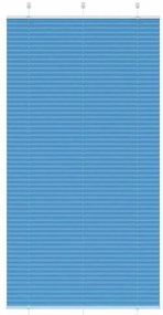 Azul Plissada Cega 105x200 cm Largura Tecido 104,4cm Poliéster