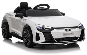 Carro elétrico para crianças Audi RS e-tron GT 12V com Pneus de borracha Branco