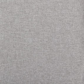 Cortinas opacas aspeto linho com ganchos 290x245 cm cinzento