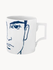 Caneca de porcelana artesanal Adam