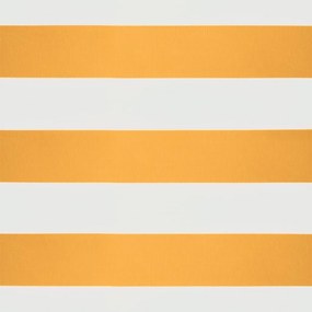 Toldo retrátil automático 3x2,5 m amarelo e branco