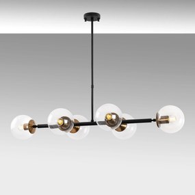 Candeeiro de Teto Fazli – Preto Antigo – 110 x 40 x 35-66 cm
