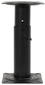 Assentos de barco 2 pcs c/ pedestais ajustáveis e rotação 360°