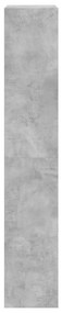 Sapateira c/ 4 gavetas articuladas 60x34x187,5 cm cinza cimento