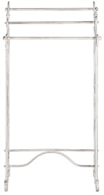 Toalheiro vertical branco 27 x 90 cm CHILLAN Beliani