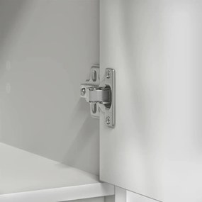 Aparador c/ gavetas e portas 70,5x34x74,5 cm branco