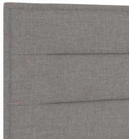 Cabeceira vidaXL Design Linhas Taupe 80 cm Tecido