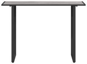 Mesa de Jardim Cinza 100x55x70 cm DPC e Aço