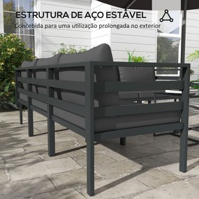 Conjunto de Móveis de Jardim 7 Peças Conjunto de Móveis de Terraço Inc