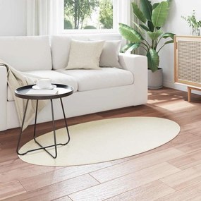 Tapetes Creme 80 x 150 cm Poliéster