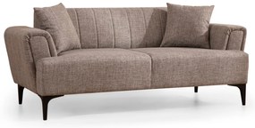 Sofá de 2 Lugares Hamlet – Castanho Claro – 180x95x77 cm