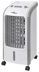 Climatizador de ar portátil 80 W 4 L 270 m³/h 25x26x56 cm
