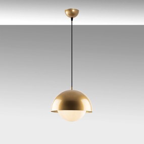 Candeeiro Suspenso Camgoz – Dourado – 30 x 30 x 108 cm