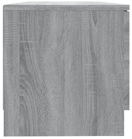 Armários TV 2pcs 80x35x36,5cm madeira proc. cor sonoma cinzento