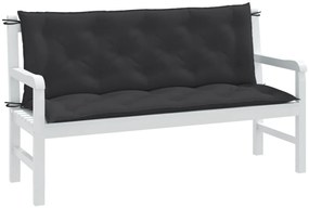 Almofadões banco jardim 2pcs 150x50x7cm mesclado tecido