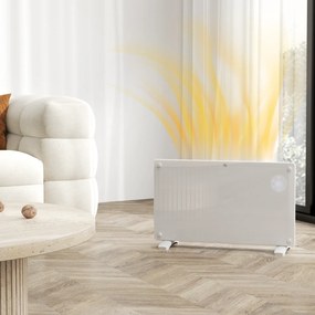 Radiador Elétrico de Chão ou de Parede, 71 x 21,5 x 44,5 cm, 1500 W