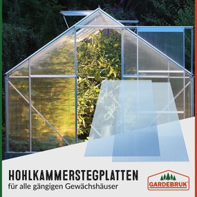 Conjunto de 10 folhas de 6mm 7,32m² transparentes