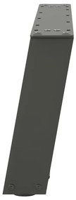 Pés para mesa de centro em forma de U, 2 peças, antracite, 70x(30-31)