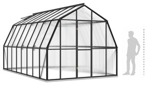 Estufa GreenHouse com Base - 12,63 m² - Estrutura em Aluminio e Aço