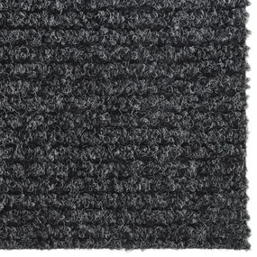 Tapete/passadeira de entrada 100x250 cm antracite
