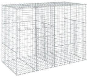 Cesto gabião com cobertura 200x100x150 cm ferro galvanizado