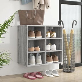 Sapateira 52,5x30x50 cm sonoma cinzento