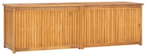 Caixa para jardim 175x50x55 cm madeira de teca maciça