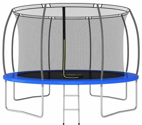 Conjunto de trampolim redondo 366x80 cm 150 kg