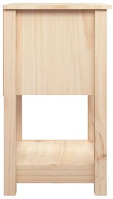 Mesas de cabeceira 2 pcs 40x35x61,5 cm madeira de pinho maciça