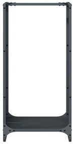 Suporte para lenha 40x30x80 cm aço laminado a frio antracite