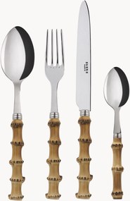 Conjunto de talheres em madeira de bambu Panda, vários tamanhos