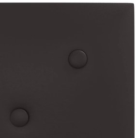Painel parede 12 pcs 30x30 cm couro artificial 1,08 m² preto