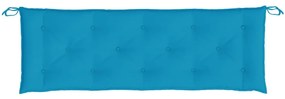 Almofadões banco jardim 2 pcs tecido oxford azul-claro