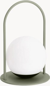 Candeeiro de mesa LED portátil e regulável para exterior Pansy