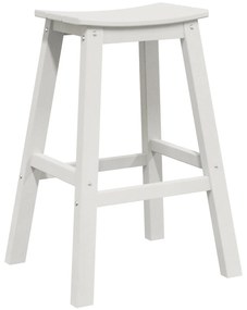 Banquetas 2 pcs Brancas HDPE