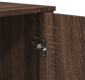 Aparador 78x35,5x74,5 cm derivados de madeira carvalho castanho