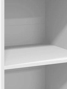 Armário alto 50x41x124 cm derivados de madeira branco