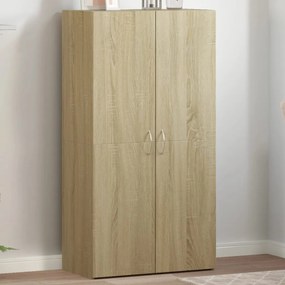 vidaXL Arquivador 60x32x115 cm derivados de madeira carvalho sonoma
