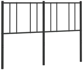 Cabeceira de cama 135 cm metal preto