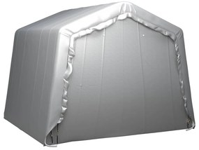 Tenda de armazenamento 300x300 cm aço cinzento